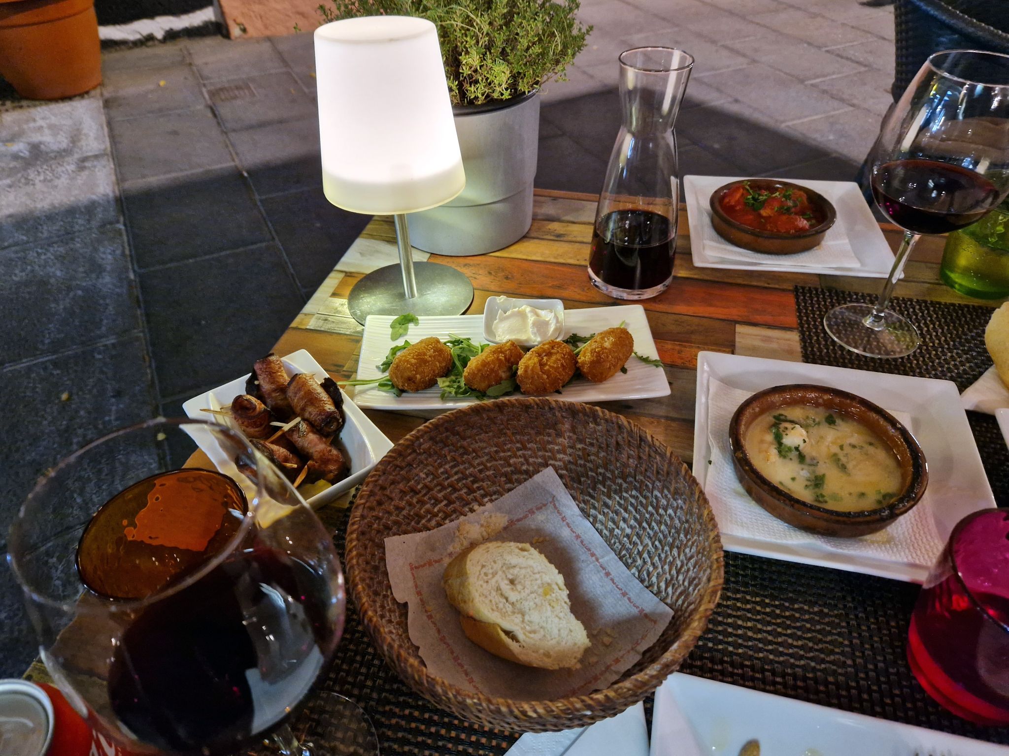 Tapas im Templo del Vino, Puerto de la Cruz