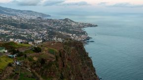 Ausblick vom Cabo Girao Richtung Osten, Madeira