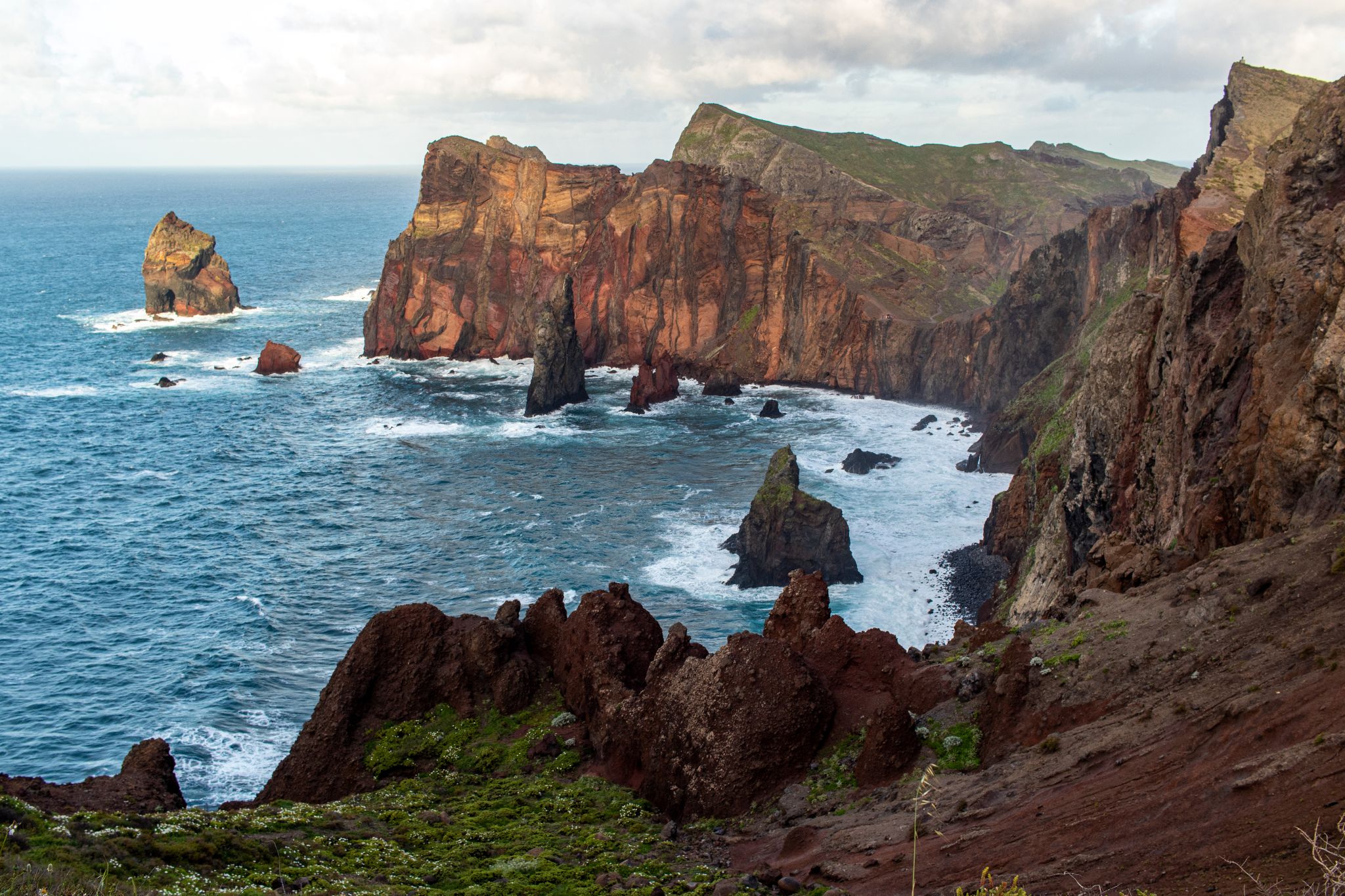 Ausblick vom Miradouro da Ponta do Rosto, Madeira