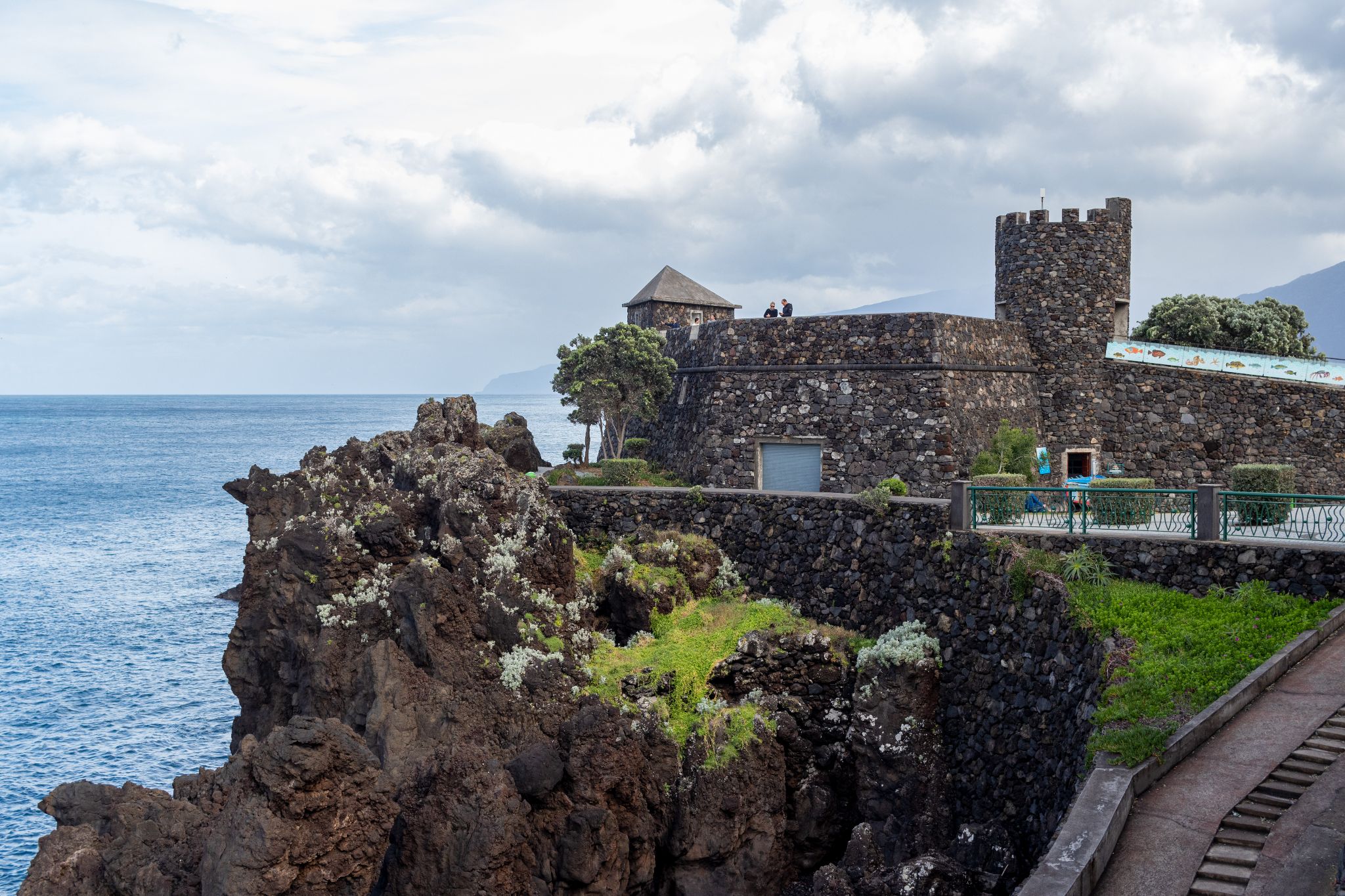 Blick auf das Forte de S. João Baptista in Porto Moniz, Madeira
