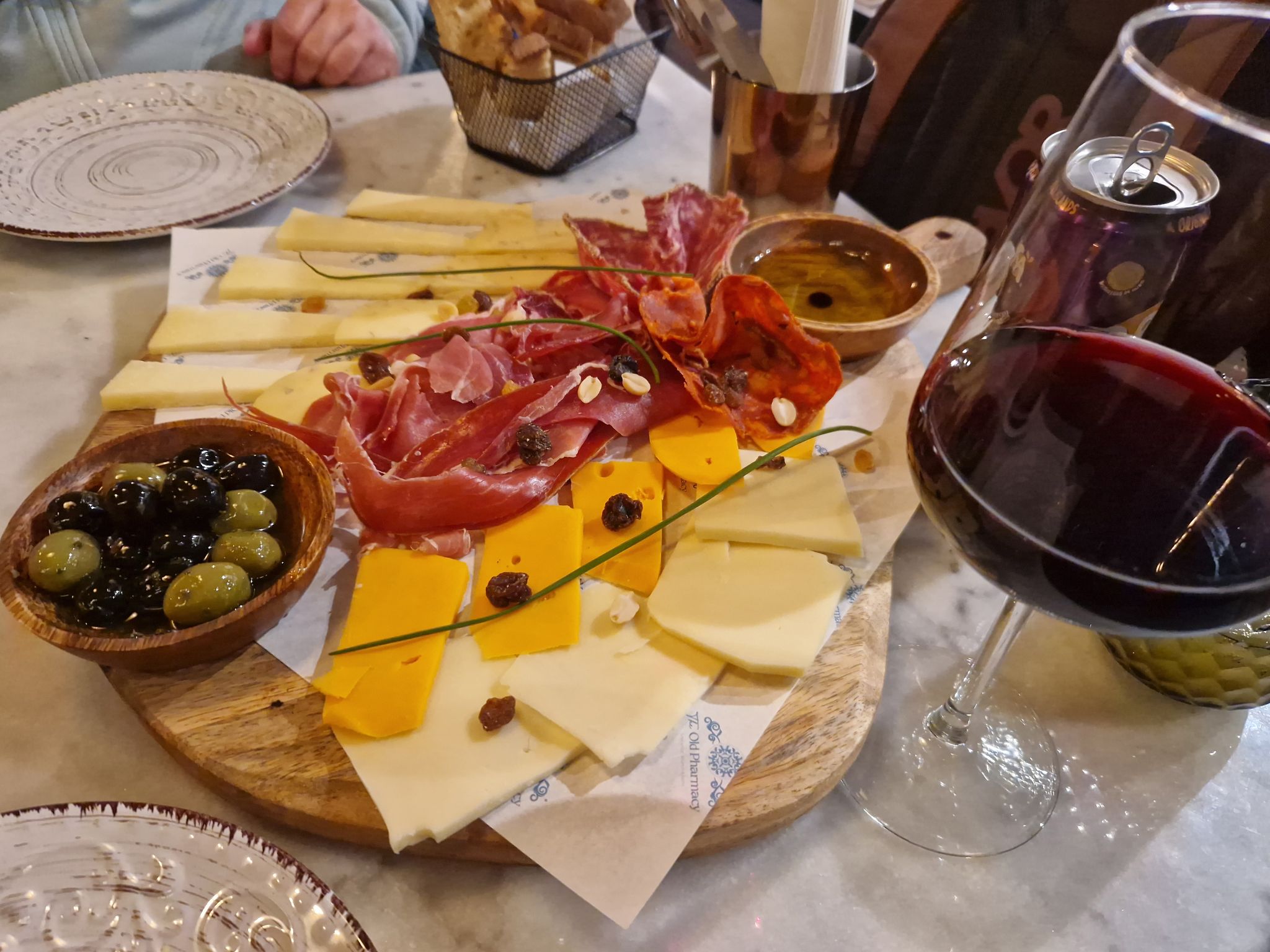 Charcuterie-Board in The Old Pharmacy in Ponta do Sol, Madeira