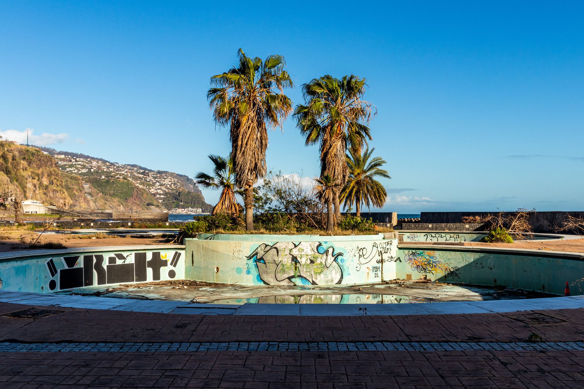 Pool in der Marina von Lugar de Baixo, Madeira