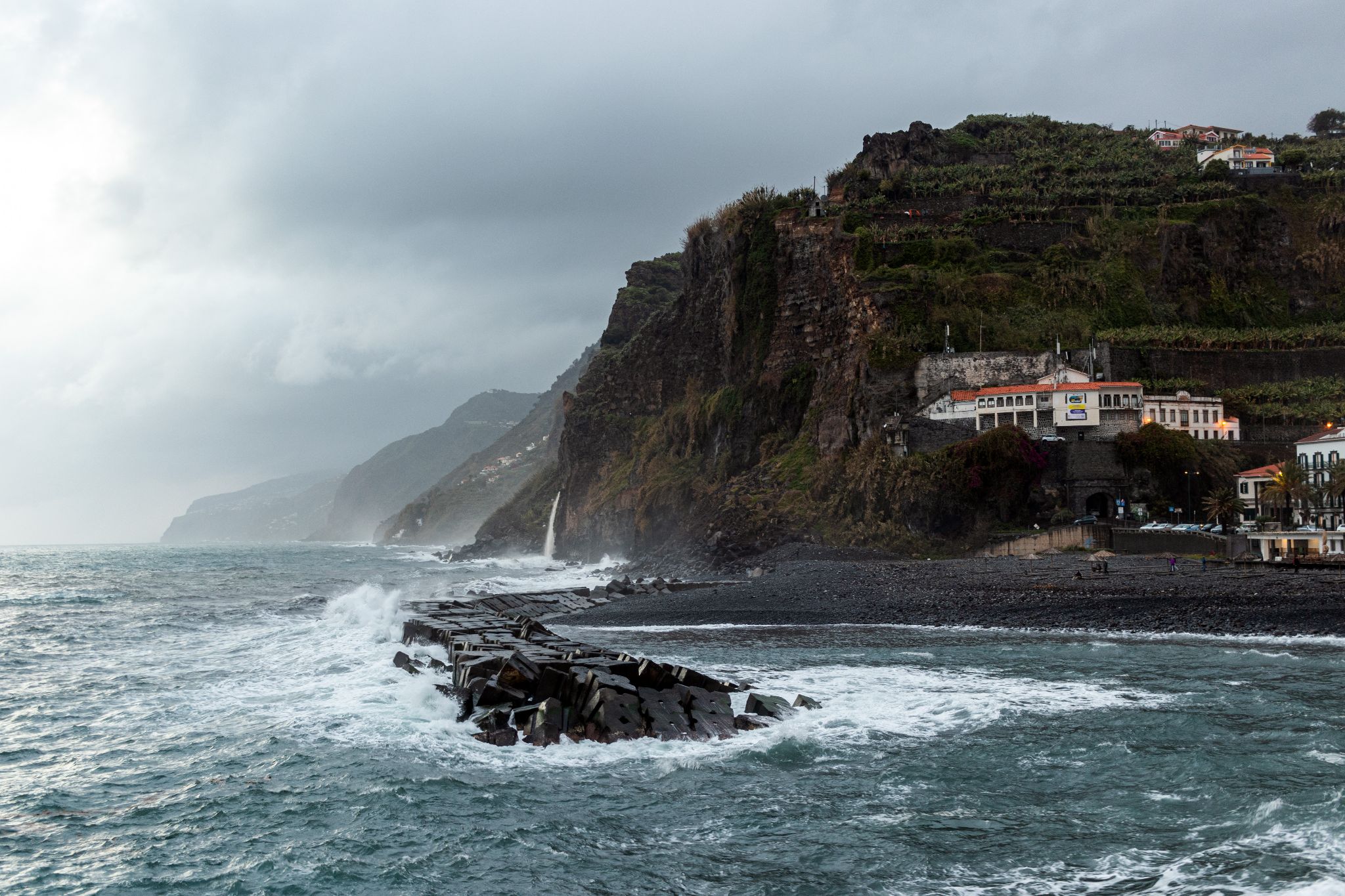 Raue See bei Ponta do Sol, Madeira