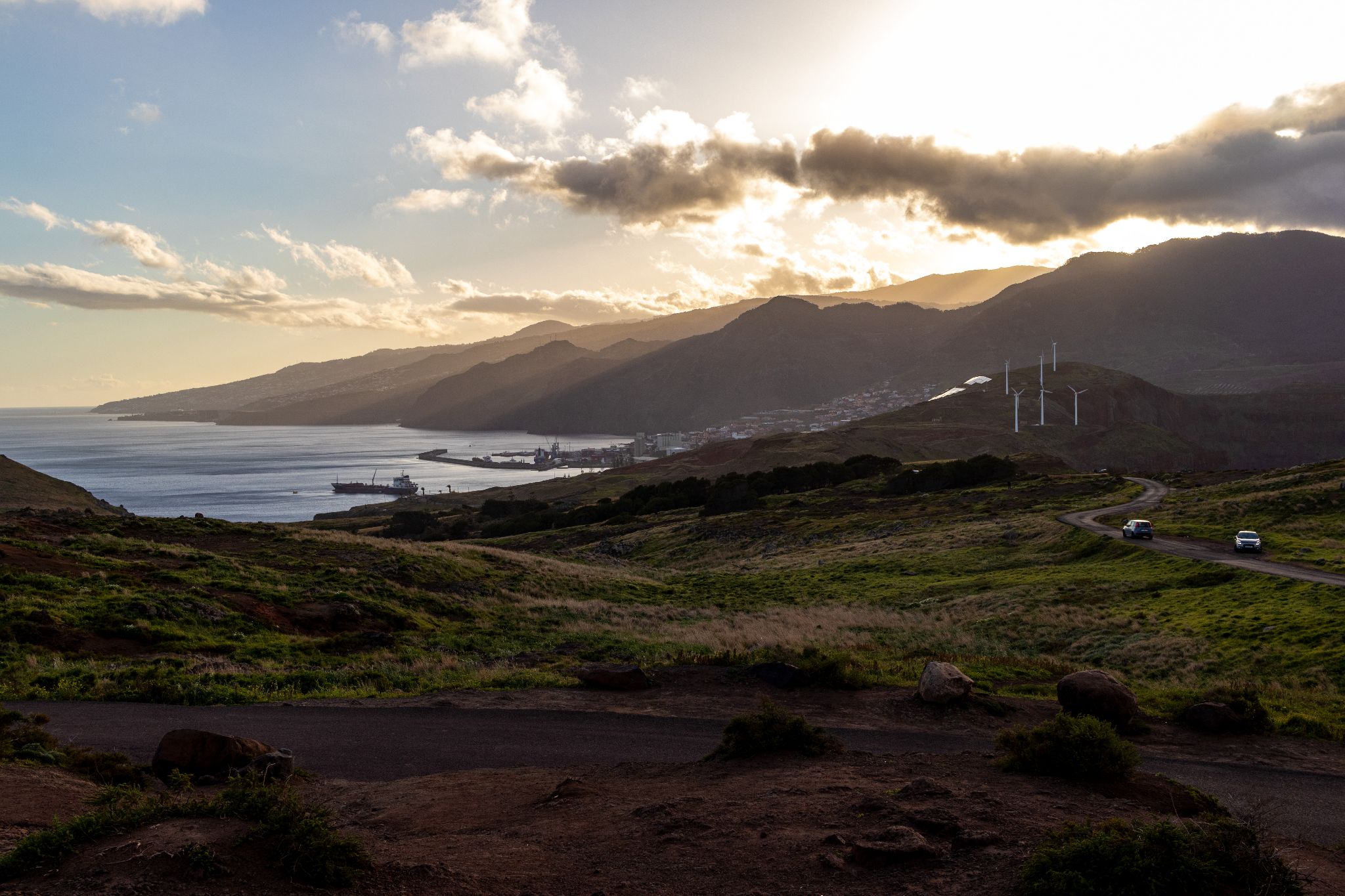 Sonnenuntergang auf Madeira