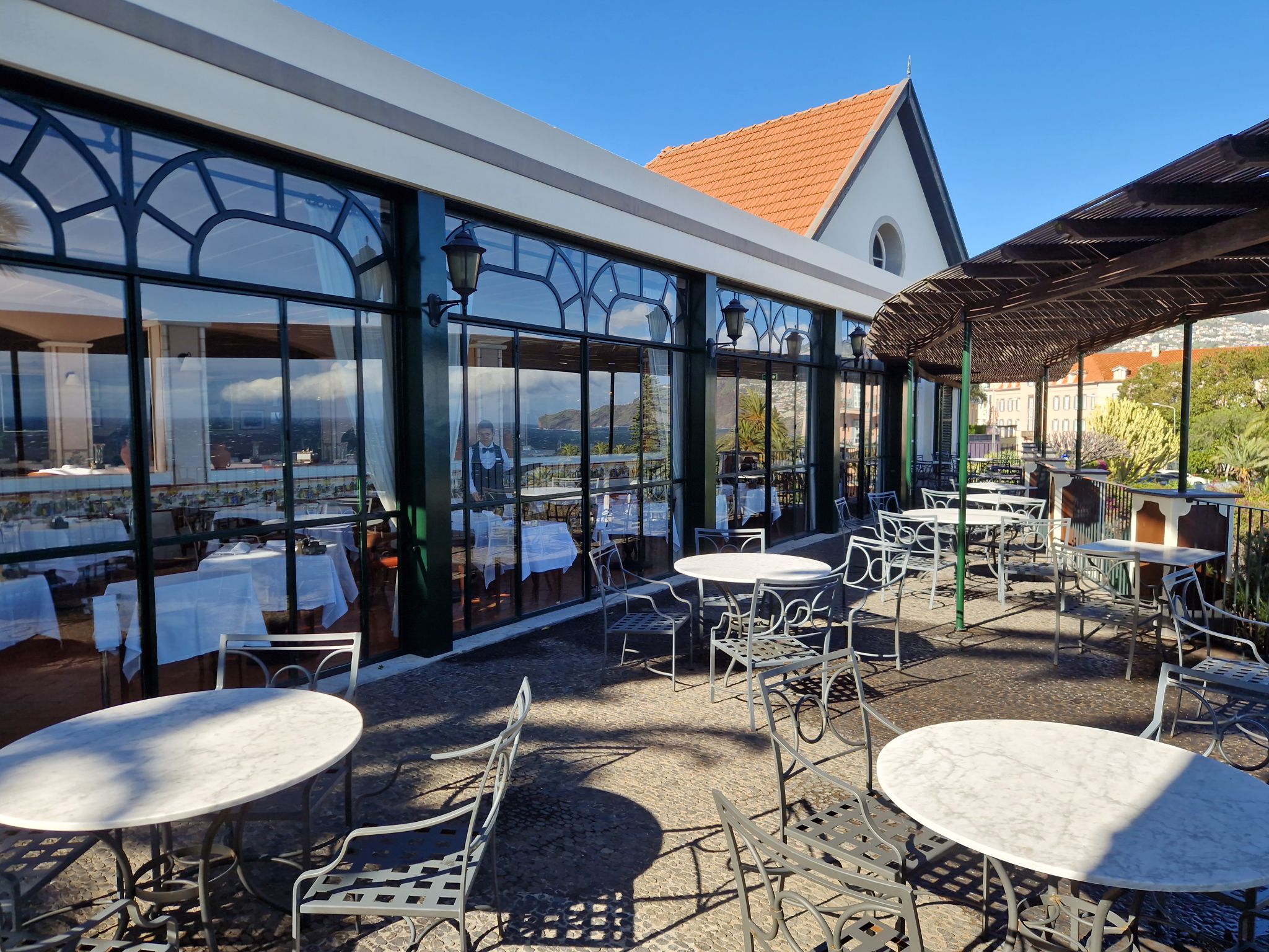 Terrasse der Villa Cipriani, Reid's Hotel, Funchal, Madeira
