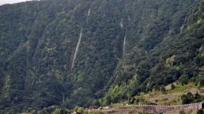 Wasserfälle in der Nähe von Seixal, Madeira