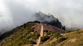 Wechselhaftes Wetter am Pico do Arieiro, Madeira