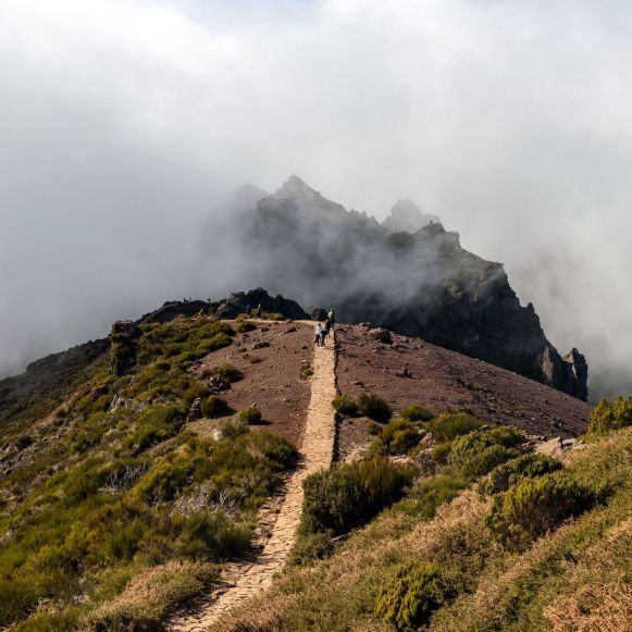 Wechselhaftes Wetter am Pico do Arieiro, Madeira Wechselhaftes Wetter am Pico do Arieiro, Madeira
