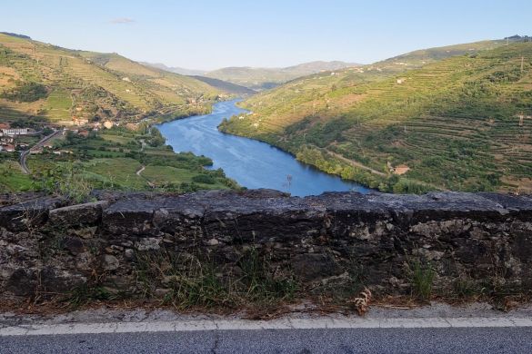 Blick auf den Douro bei Santa Cristina, Portugal