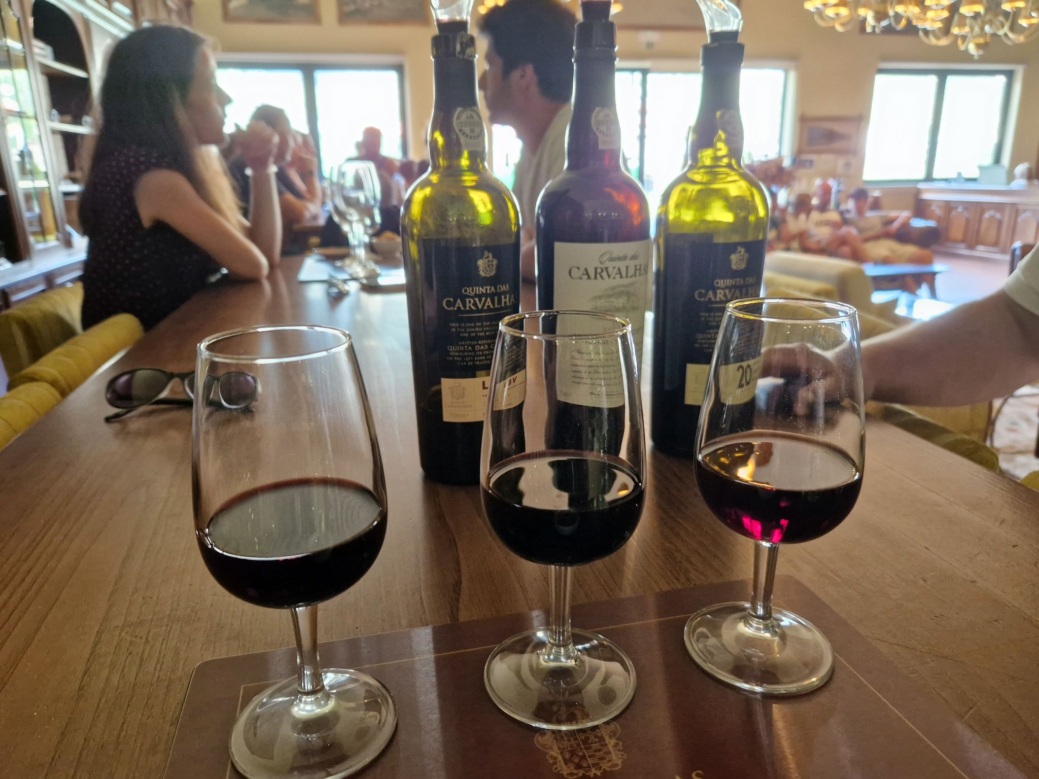 Portwein-Tasting in der Quinta das Carvalhas, Portugal