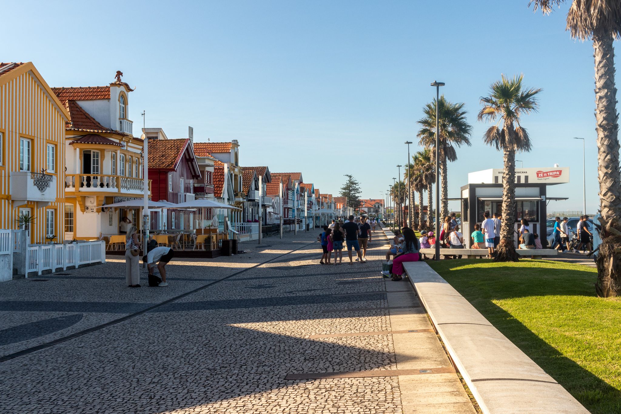 Promenade in Costa Nova, Portugal