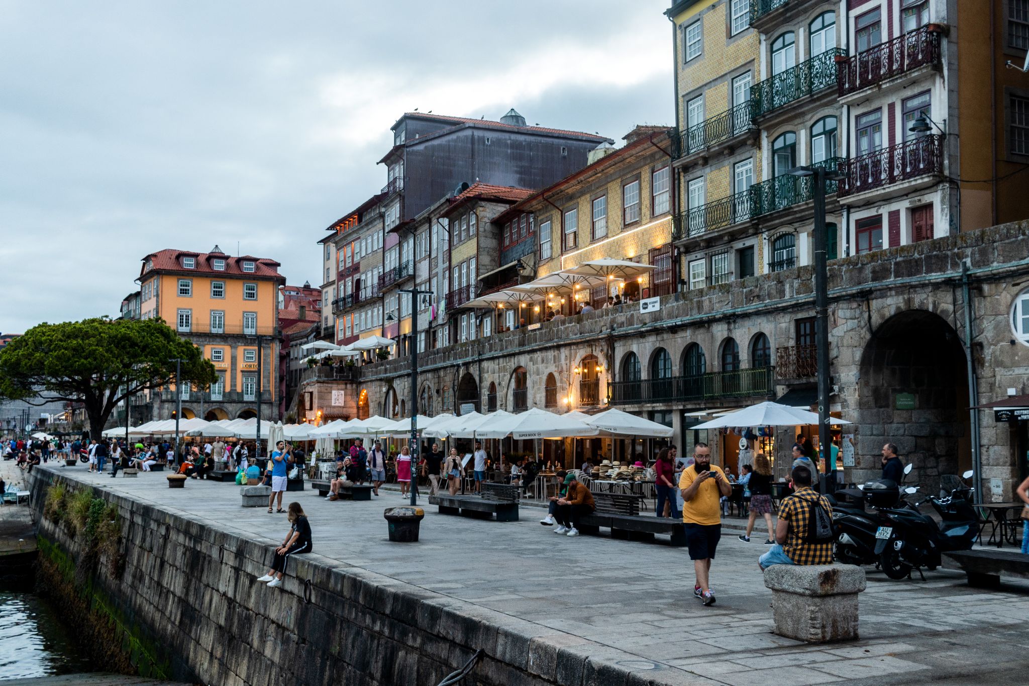 Promenade von Porto, Portugal