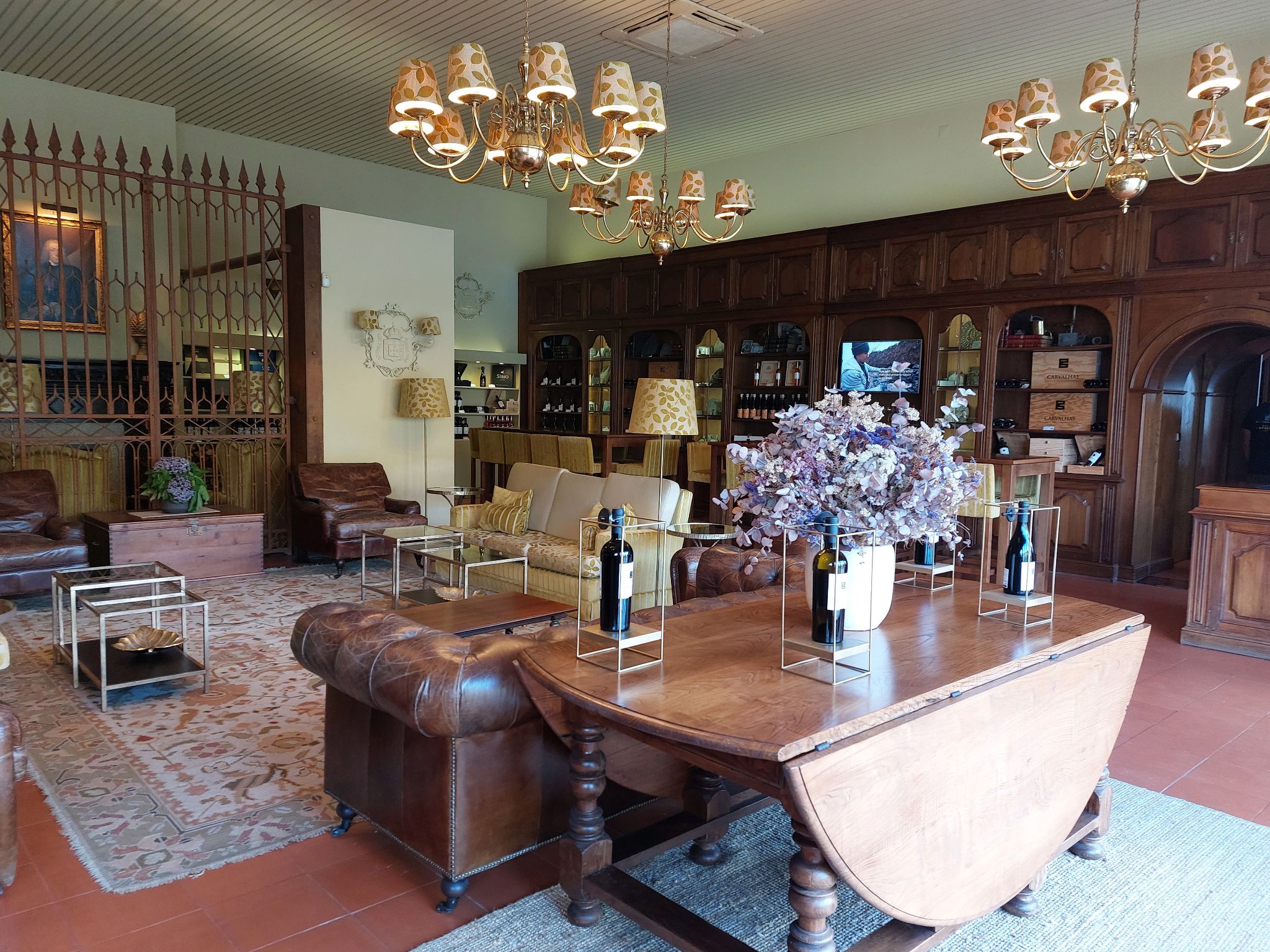 Tasting-Room in der Quinta das Carvalhas, Portugal