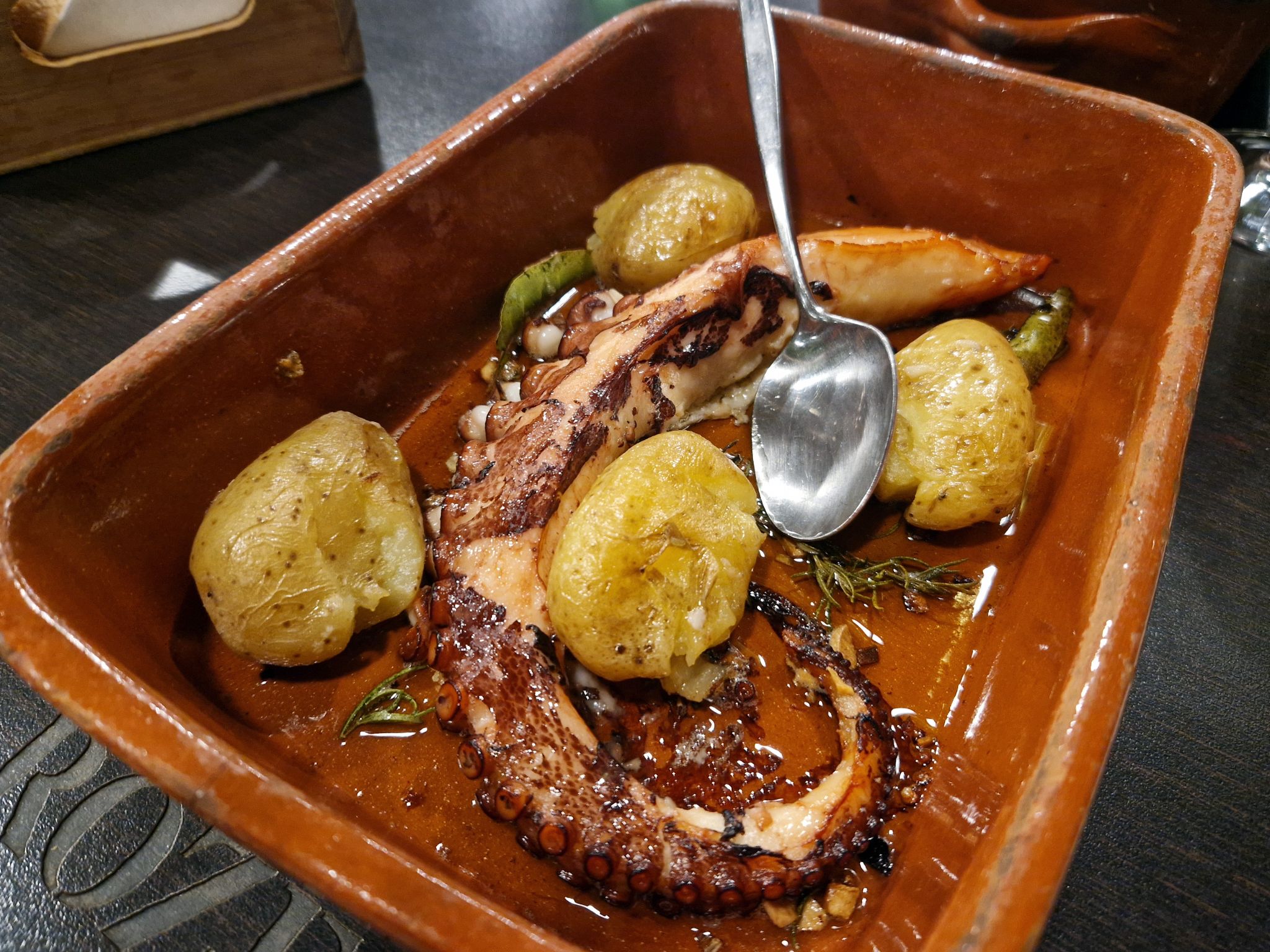 Zarter Oktopus im Restaurante Ciprianu's, Portugal