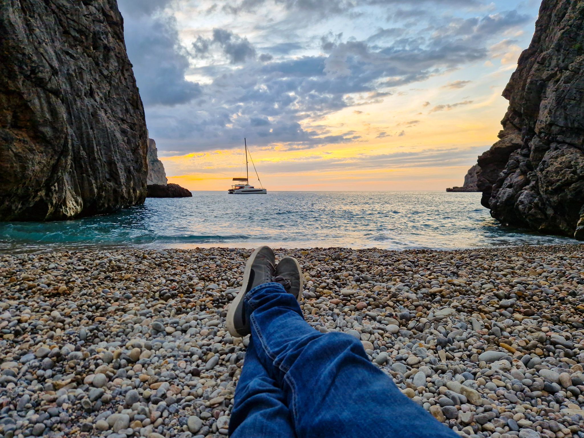 Chillen in der Bucht von Sa Calobra