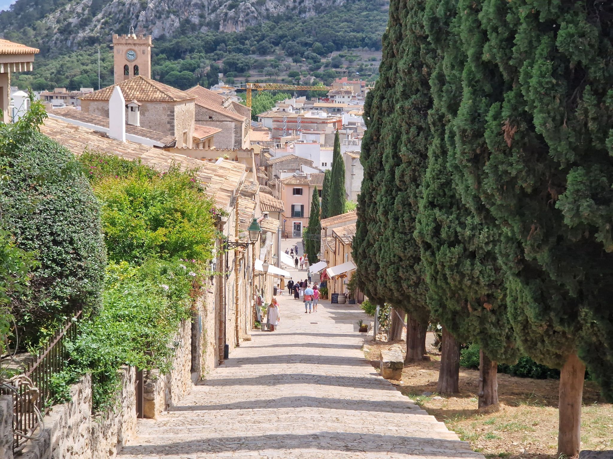Große Treppe in Pollença