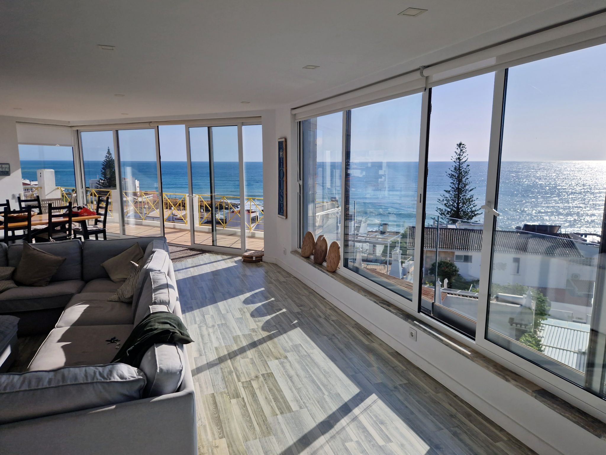 Panorama-Meerblick aus dem Penthouse, Luz, Lagos