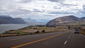 Trans Canada Highway Richtung Kamloops, Kanada