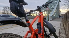 eBike am Blauen Wunder, Dresden