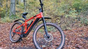 eMTB im Fiedlergrund, Sachsen