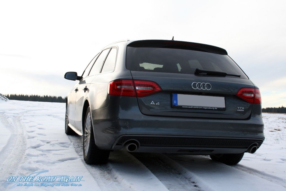 Audi A4 Avant im Schnee