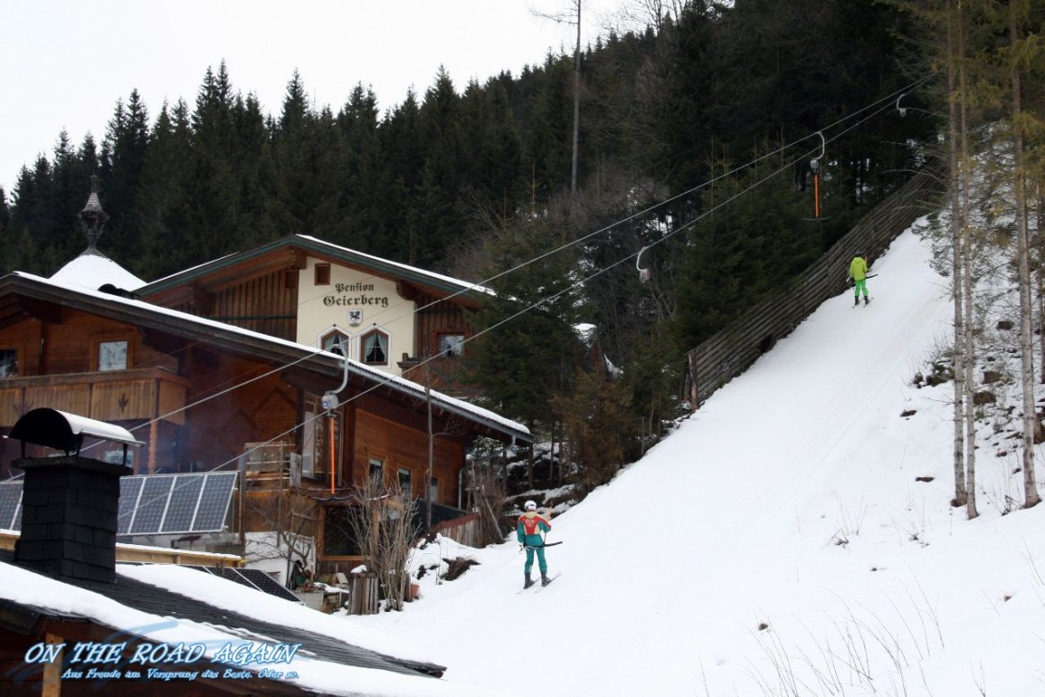 Skilift an der Pension Geierberg, Filzmoos