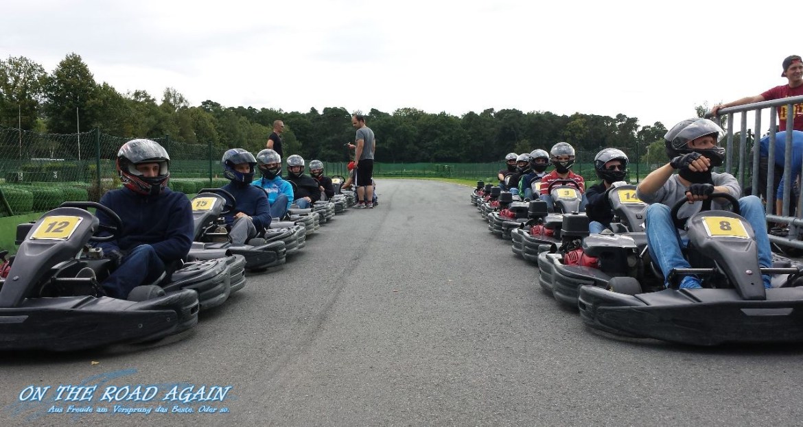 MWT Kartcup 2014 Startaufstellung
