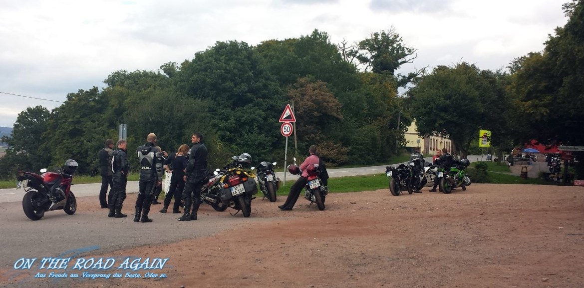 Biker am Kyffhäuser