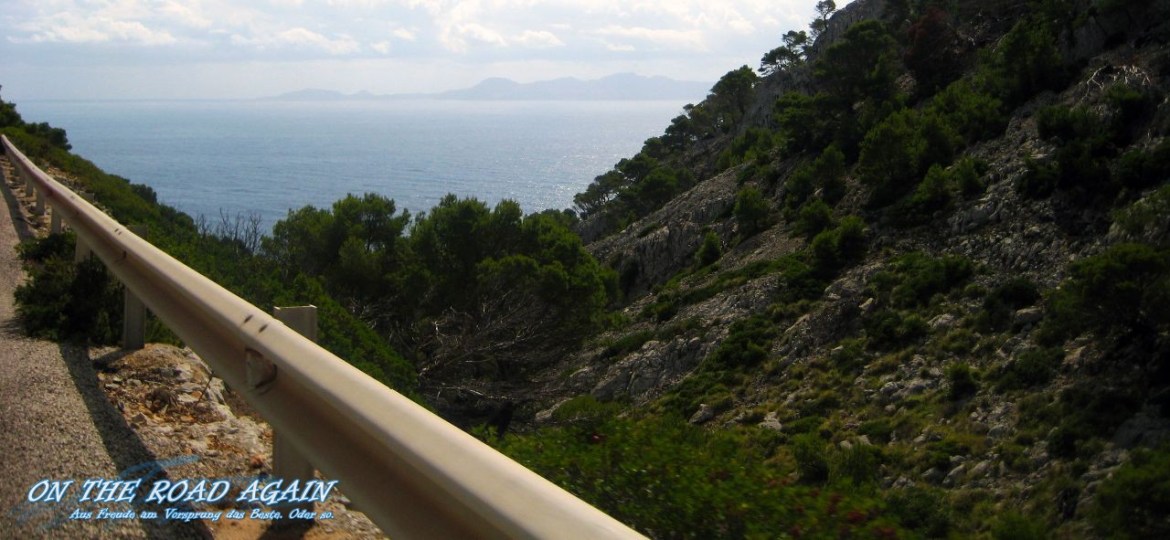 Auffahrt zum Cap de Formentor