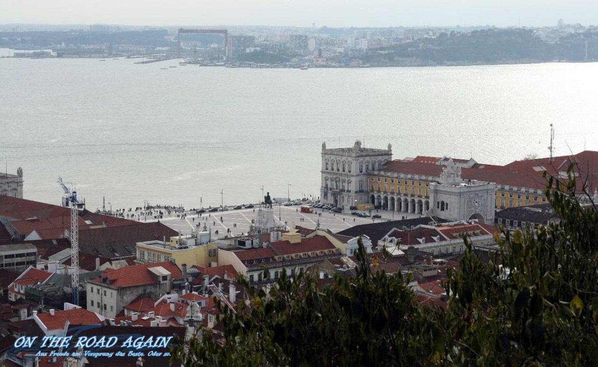 Praca do Comercio vom Castelo de Sao Jorge aus