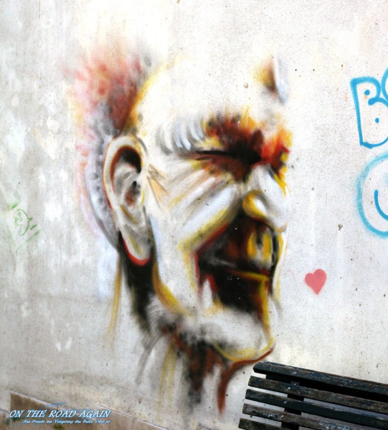Grafiti Kopf in Lissabon