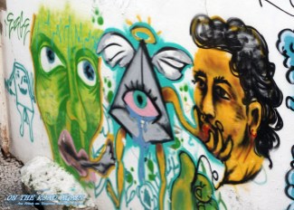 diverse Grafiti in Lissabon