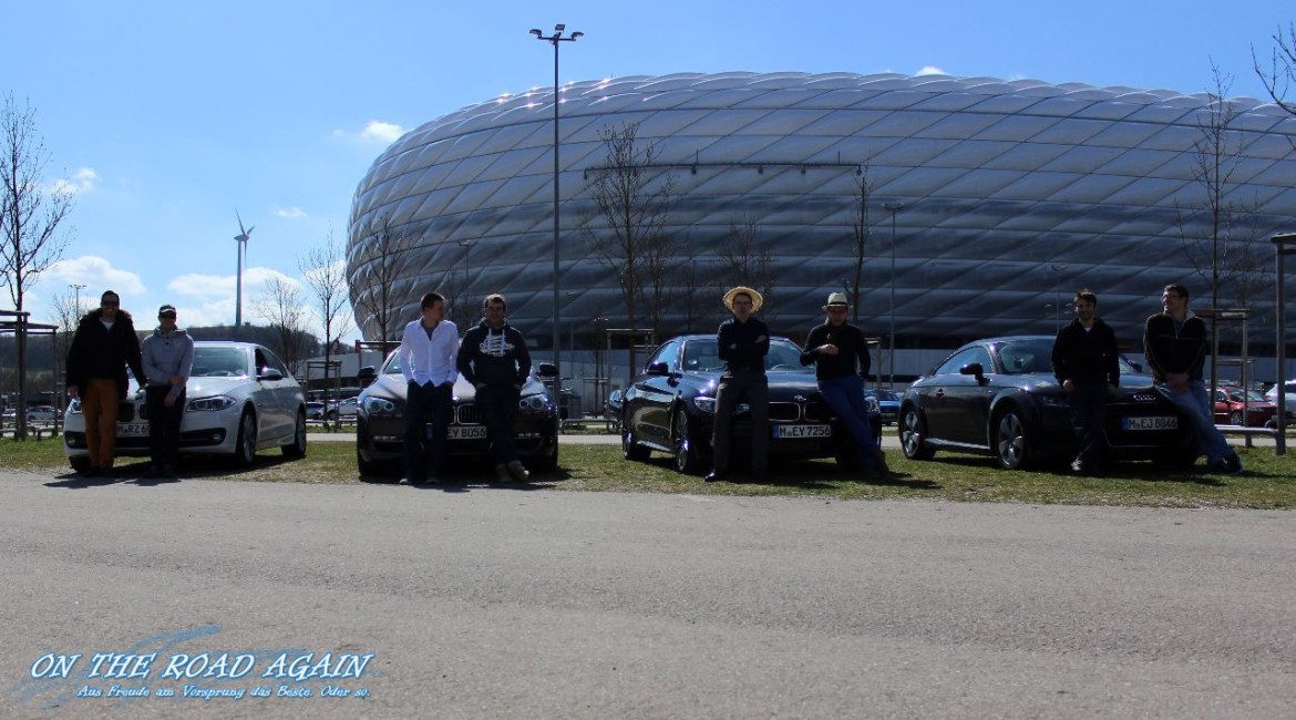 Startaufstellung Easter Rallye 2015