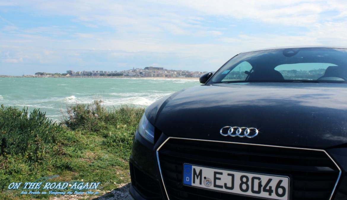 Audi TT an der Adriaküste