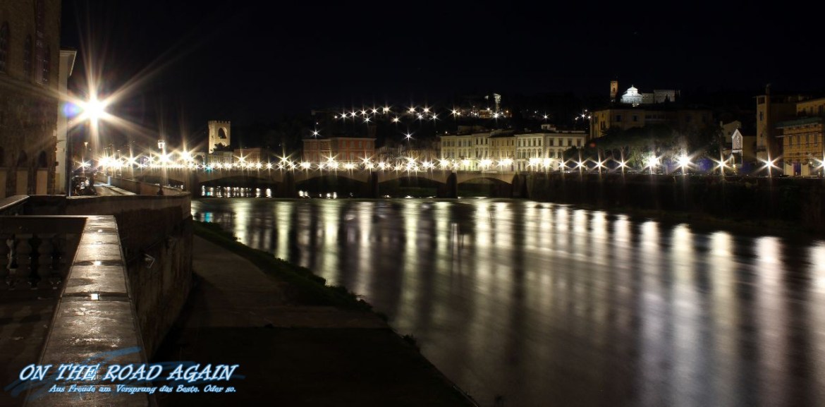 Lichtstimmung nachts in Florenz