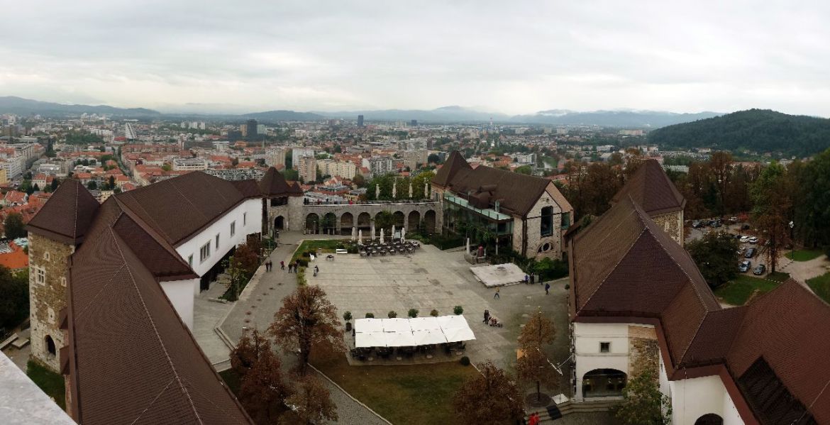 Burg Ljubljana Panorama