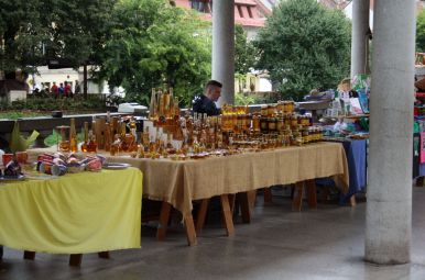Honigverkäufer in Ljubljana