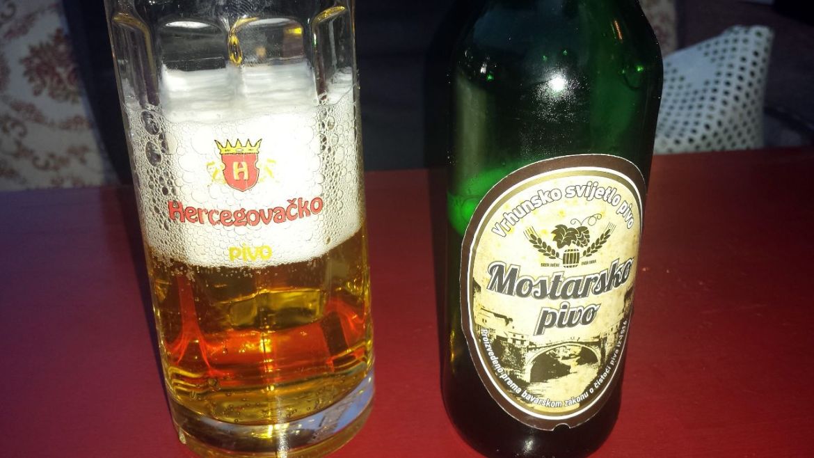 Mostarsko Pivo Bier in Mostar