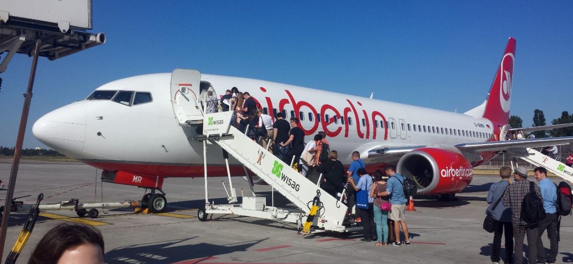 AirBerlin Flug nach Rom
