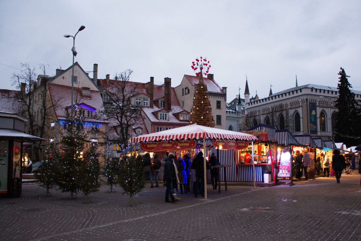 Weihnachtsmarkt in Riga