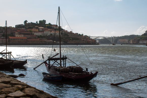 Portweinboot auf dem Douro