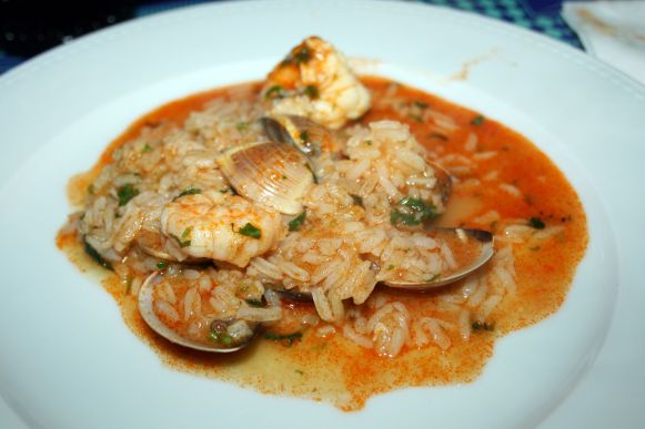Seafood Rice in der Marisqueira M, Lissabon