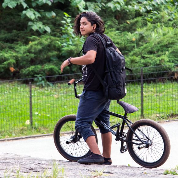 Fahrradfahrer im Central Park