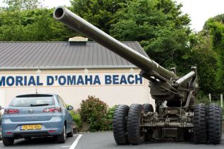 Geschütz am Omaha Beach Museum