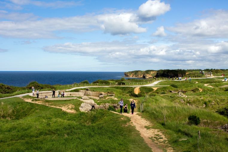 Normandie am Pointe du Hoc