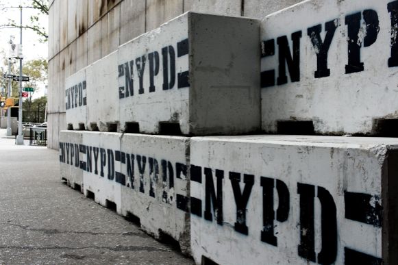NYPD Concrete Road Blocks