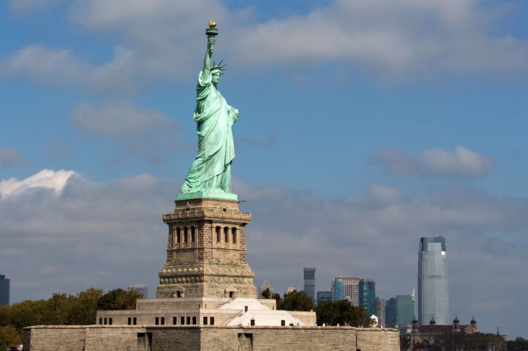 Statue of Liberty von der Fähre aus