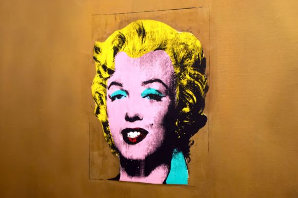 Warhol Golden Marilyn Monroe, MoMA