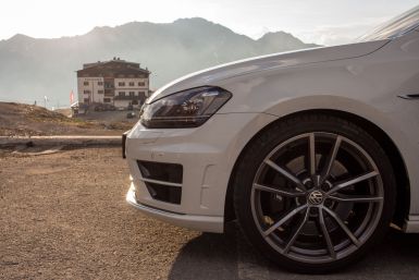 Golf R am Stelvio Pass
