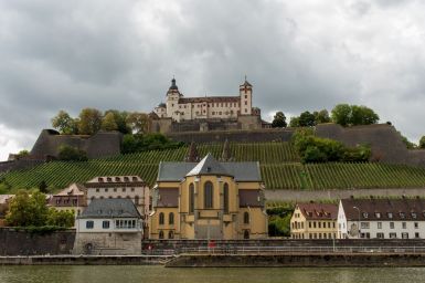 Festung Marienberg mit Weinberg